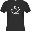 Black-Round-Neck-Chips-Tee