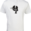 Music Girl White-Round-Neck-Afro-Head-SetTee