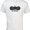 White Round Neck - Sterio Cassette Player Tee White-Round-Neck-Sterio-Cassette-Player-Tee